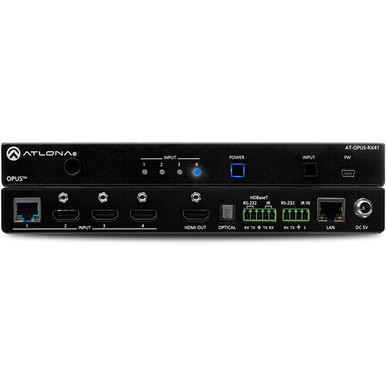 Atlona OPUS Four-Input 4K HDR Switcher with HDMI and HDBaseT Inputs