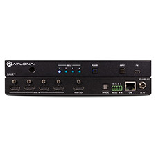Atlona Conferencing 4K HDR HDMI Switcher with Auto-Switching and Return Optical Audio | 4x1