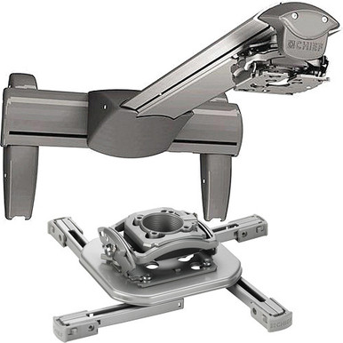 Chief WM210AUS Short Throw Projector Arm/ Mini Elite Mount Kit (Silver)