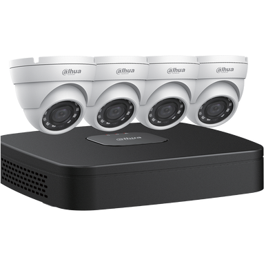 Dahua N444E42B 4MP Security System, Smart H.265+