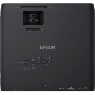 Epson PowerLite L255F 4500-Lumen Pixel-Shift Full HD Laser Network 3LCD Digital Signage Projector (Black)