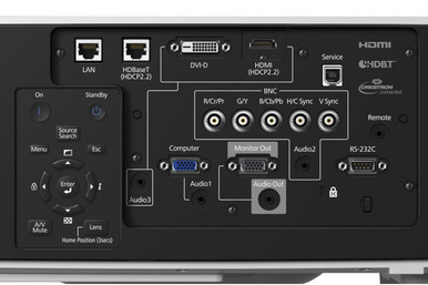 Epson Pro L1060WNL WXGA 1080p 3LCD Projector 6000 Lumens White