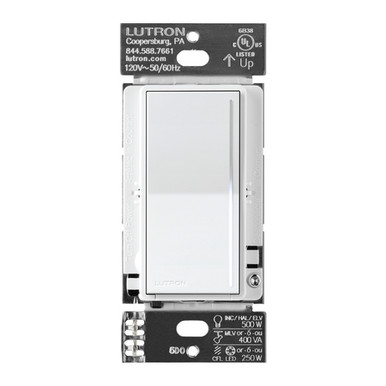 Lutron RRST-PRO-N-WH RadioRA 3 Sunnata RF PRO LED+ Touch Dimmer Switch, 250W
