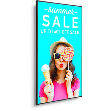 NEC C750Q-AVT3 75" Class 4K UHD Commercial IPS LED Display with ATSC Tuner