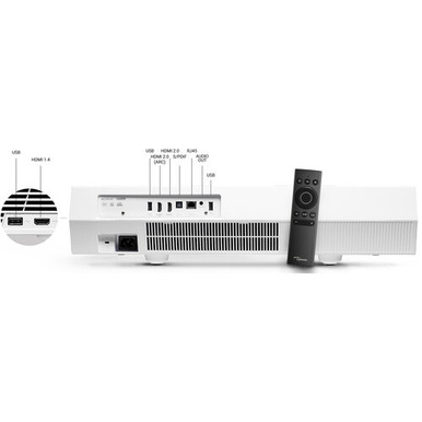 Optoma Technology CinemaX P2 3000-Lumen 4K UHD Ultra-Short Throw DLP Home Theater Projector with Wi-Fi