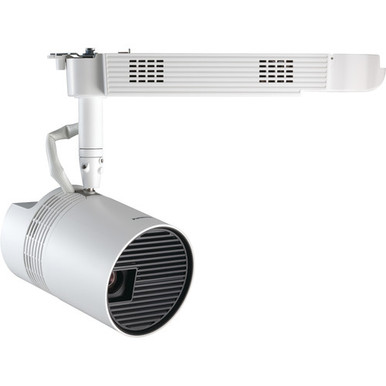 Panasonic PT-JW130H WXGA 1000-Lumen Space Player DLP Track-Mount Projector (White)