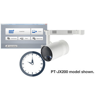 Panasonic PT-JX200F XGA 2000-Lumen Space Player DLP Direct-Mount Projector (Black)