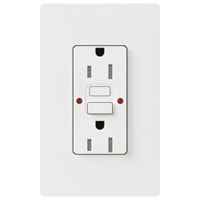 Lutron SCR-15-GFST-SW 15 Amp GFCI Receptacle