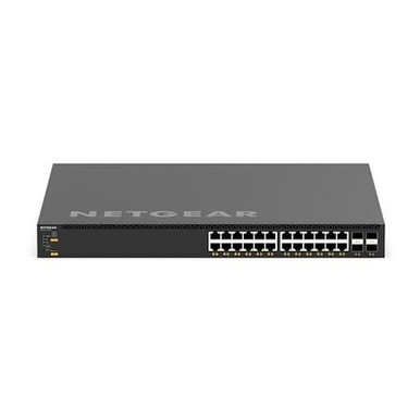 Netgear XSM4328CV-TAANES 24x10G/Multi-Gig PoE+ and 4xSFP28 25G Managed AV Network Switch, TAA Compliant