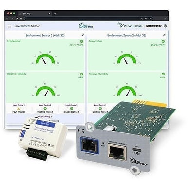 SURGEX 3000L-02 SNMP Network Card Adapter with Environment Sensor for Online Double Conversion and ISO UPS Models
