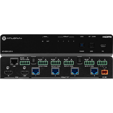 Atlona AT-HDR-CAT-4 4-Output 4K HDR HDMI to HDBaseT Distribution Amplifier