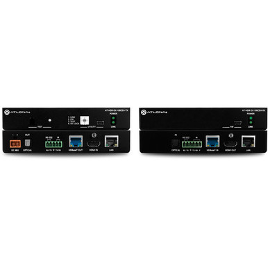 Atlona AT-HDR-EX-100CEA-KIT 4K HDR HDMI HDBaseT Transmitter and Receiver Set with Ethernet, Control, PoE and Return Audio (330')