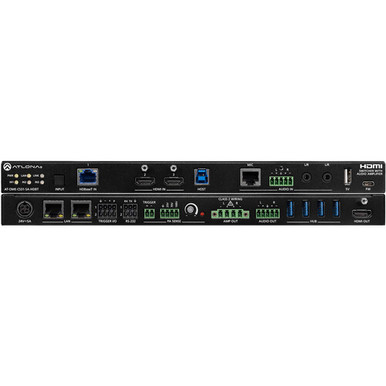 Atlona AT-OME-CS31-SA-HDBT 3x1 HDMI/HDBaseT Switcher with Audio Mixer Amplifier & USB Hub