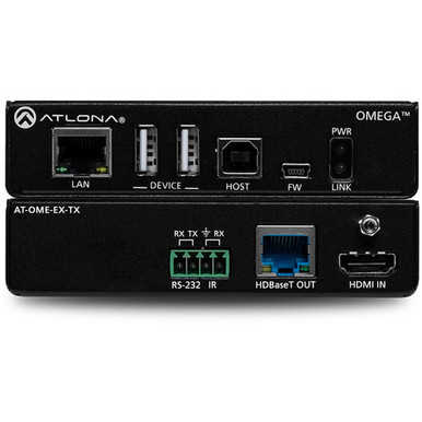 Atlona AT-OME-EX-TX Omega 4K/UHD HDMI/USB over HDBaseT Transmitter (330')