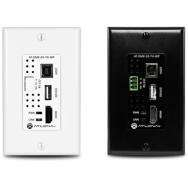 Atlona AT-OME-EX-TX-WP Omega 4K HDMI/USB Wall Plate Transmitter (330')