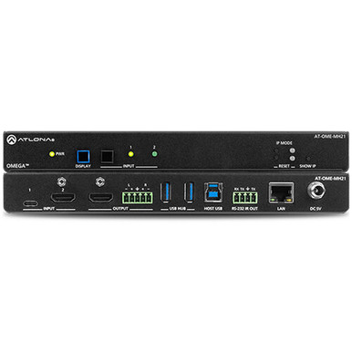 Atlona Omega UHD 4K Meeting Hub with HDMI/USB Type-C Inputs and HDMI Output