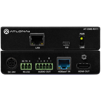 Atlona AT-OME-RX11 Omega 4K HDMI over HDBaseT Receiver with Audio