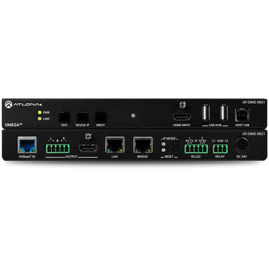 Atlona AT-OME-SR21 Omega Soft Video Conferencing 4K HDMI-to-HDBaseT Scaling Receiver