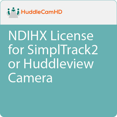HuddleCamHD NDI|HX License for HuddleCamHD SimplTrack2 or HuddleView Cameras (Download)