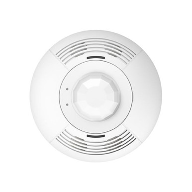 Lutron LOS-CDT-2000R-WH Occupancy Sensor Ceiling Mount Dual Tech 2000 Sq Ft W/ Relay White Gloss