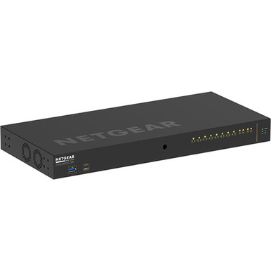 Netgear AV Line M4250 GSM4212P-100NAS 8-Port Gigabit PoE+ Compliant Managed AV Switch with SFP (125W)