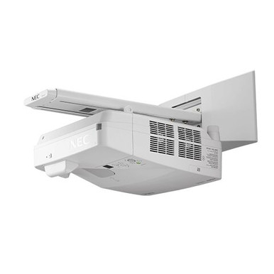 Ultra-short Throw WXGA Projector NP-UM352W-WK With Built-in Interactivity, Whiteboarding And Custom Wall Mount