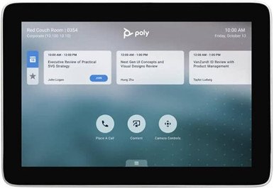 Poly TC8 Touch Controller: 8-inch HD Touch Screen for Studio X &amp; G7500