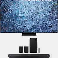 SAMSUNG QN85QN900CFXZA 85 Inch Neo QLED 8K Smart TV 2023 Bundle 11.1.4 ch. Wireless Dolby Atmos HW-Q990C Soundbar and Rear Speakers