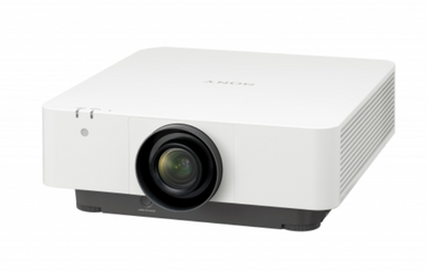 Sony VPL-FHZ85 8000 Lumen Projector white - angle pic