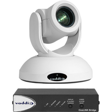 Vaddio 999-9950-200W RoboSHOT 20 UHD OneLINK Bridge System (White)