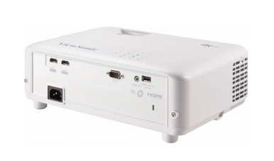 ViewSonic PX701-4K 3200-Lumens 4K UHD Home Theater DLP Projector - angle back pic