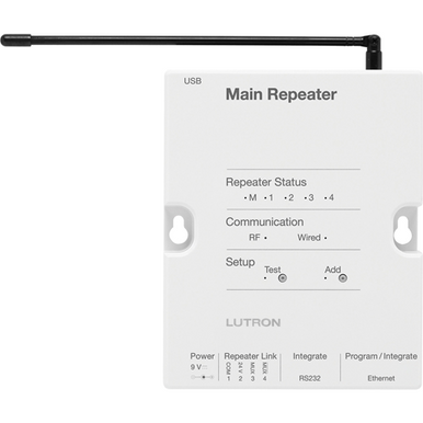 Lutron RR-MAIN-REP-WH RadioRA 2 Main Repeater