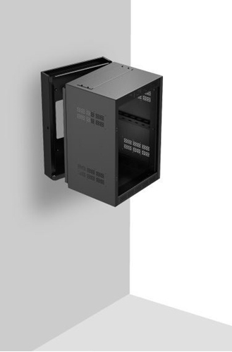 16RU High Strength Wall Cabinet with Adjustable Rails, 23.5 inch Deep