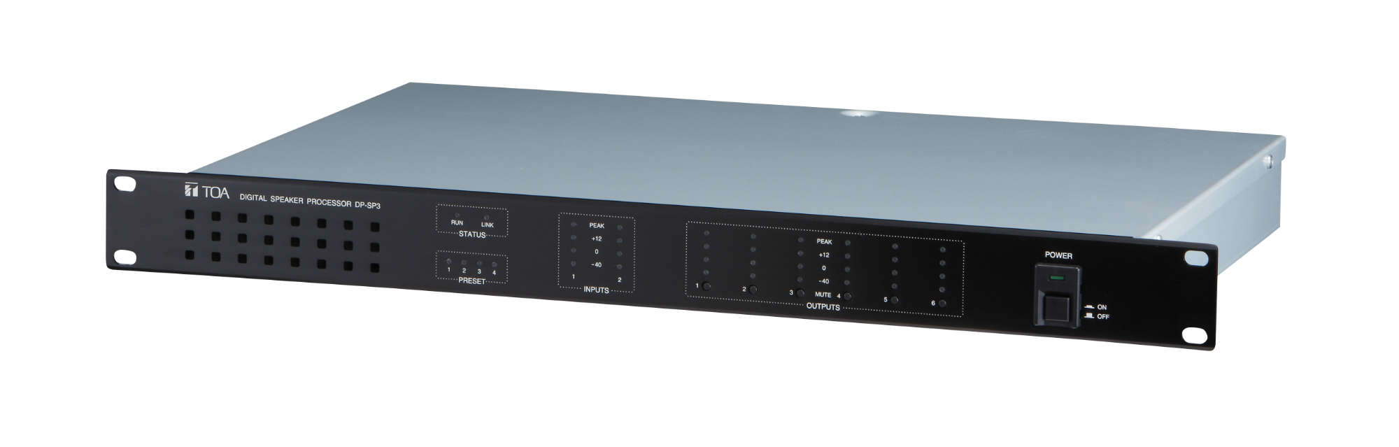 2-Input/6-Output Digital Speaker Processor 1U- Optional MB-15B Rack Kit