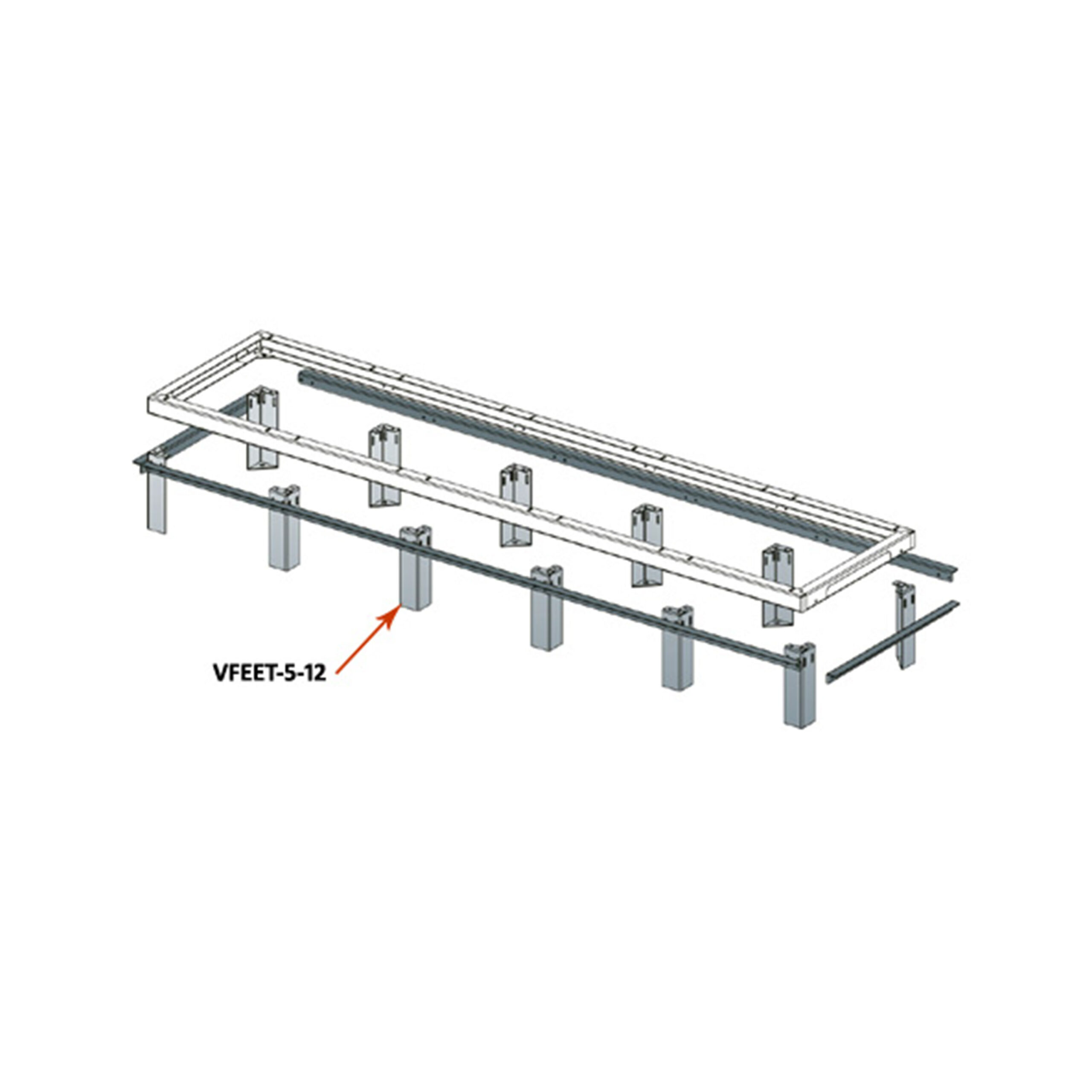 4BAY VRK FOOT SET,12 FLOORS