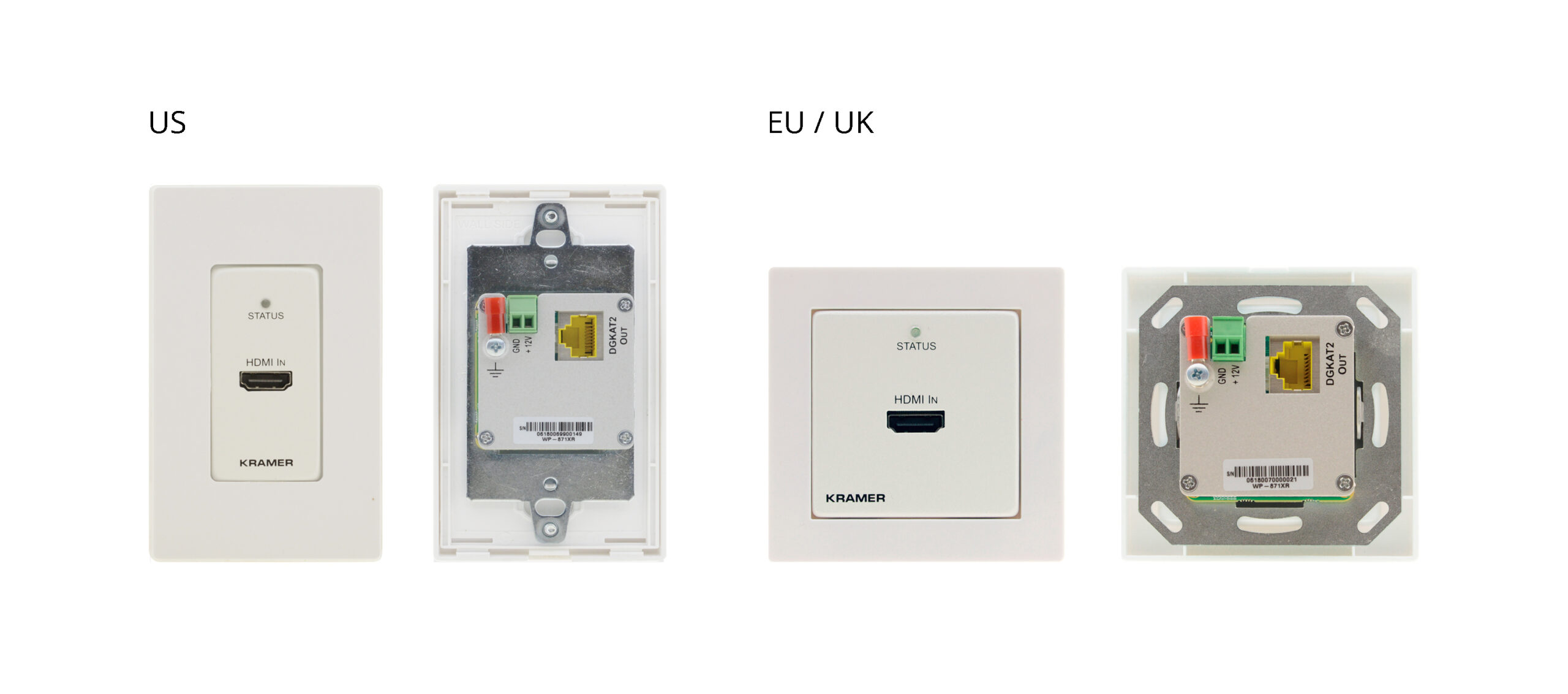4K HDR HDMI Wall-Plate