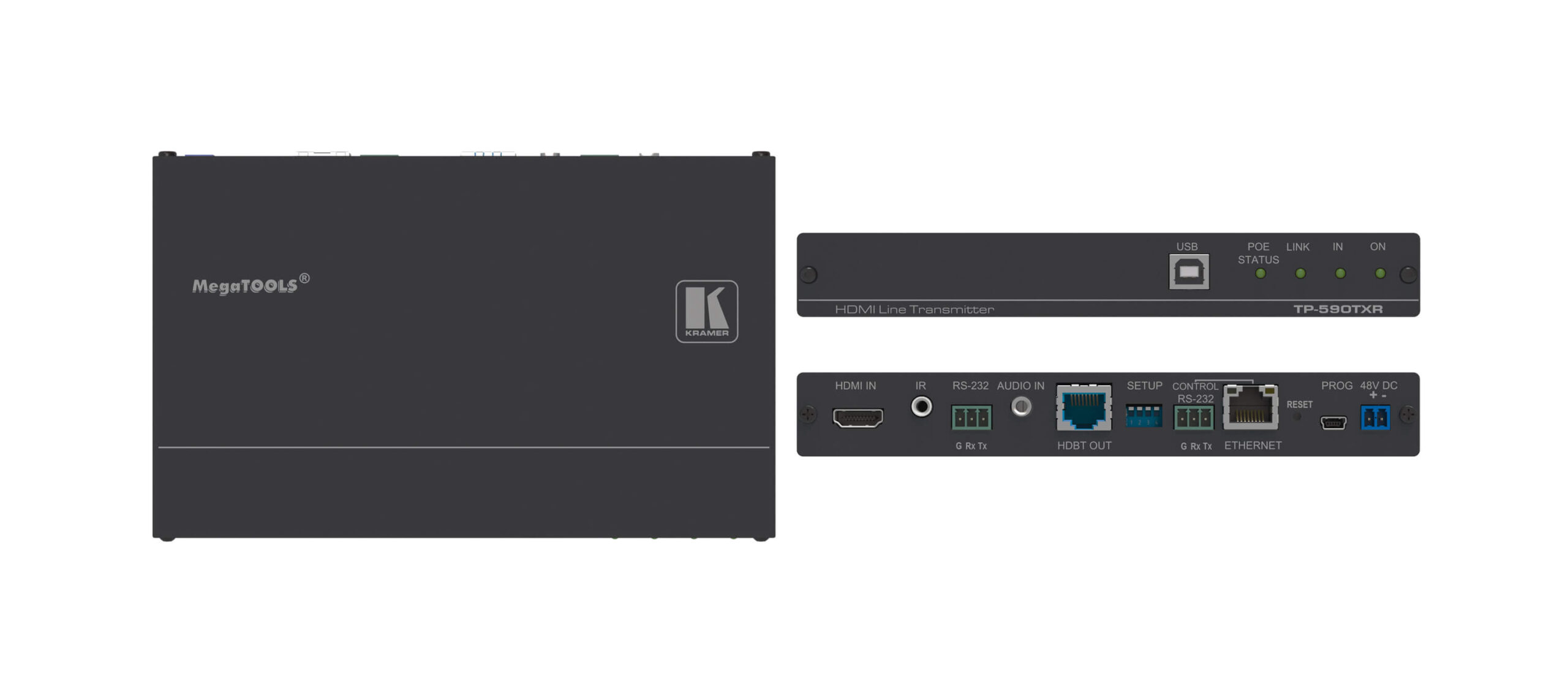4K60 4:2:0 HDMI Transmitter with USB, RS 232, &amp; IR HDBaseT 2.0