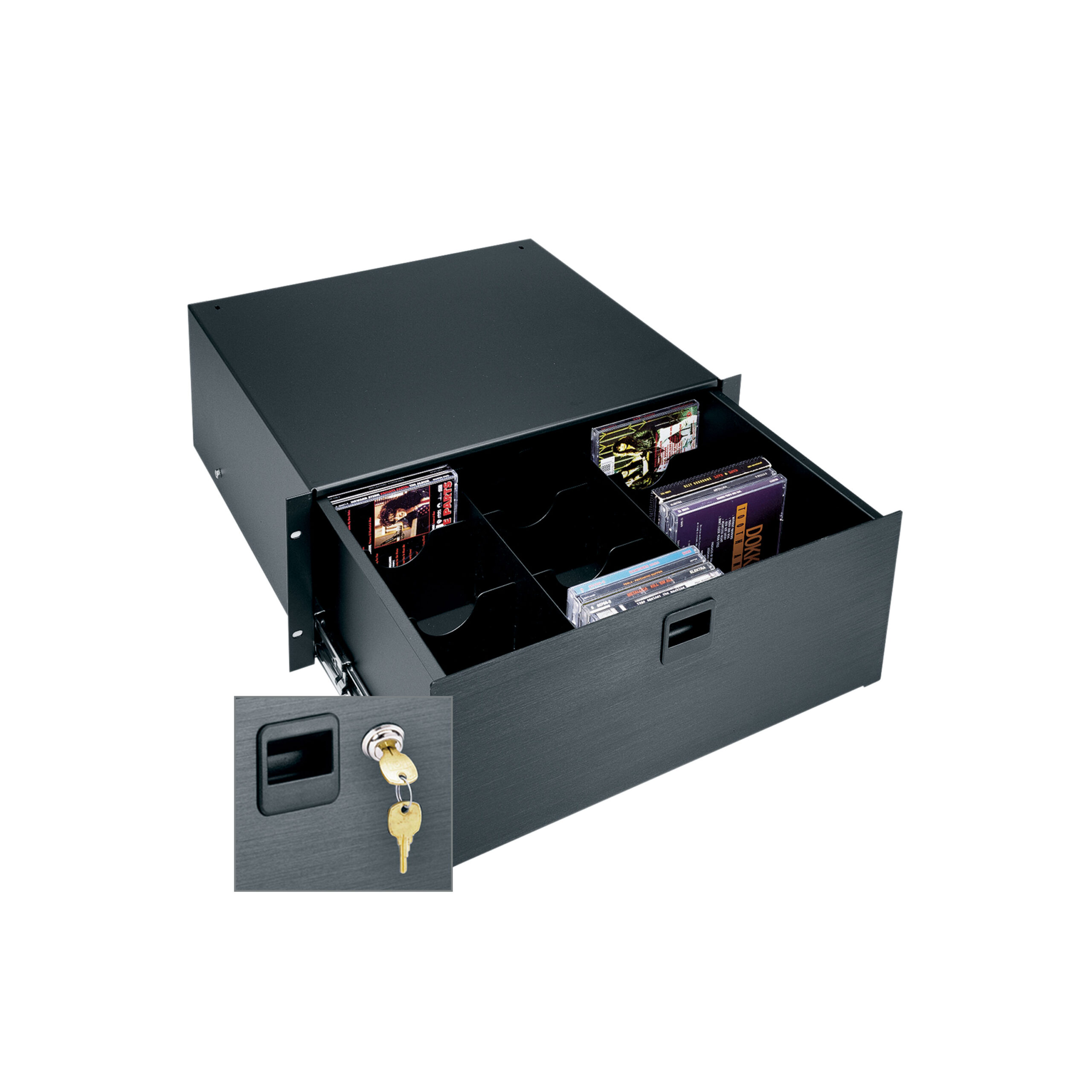 4SP ANOD DRAWER W/LOCK