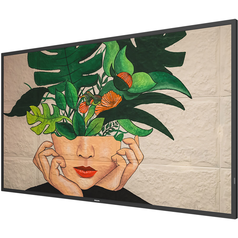 50" Commercial (24x7) Display, 4K Ultra HD, 400 cd/m2, USB