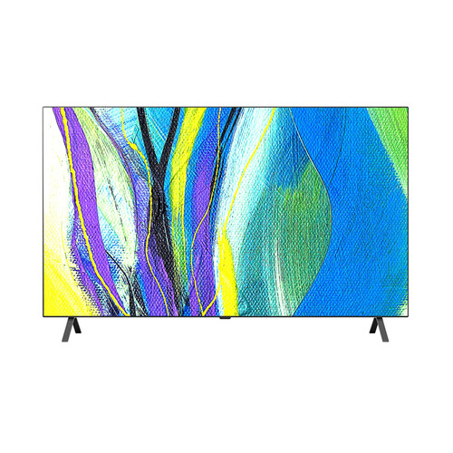 77" OLED smart hotel TV, Pro:Centric, 2 pole stand