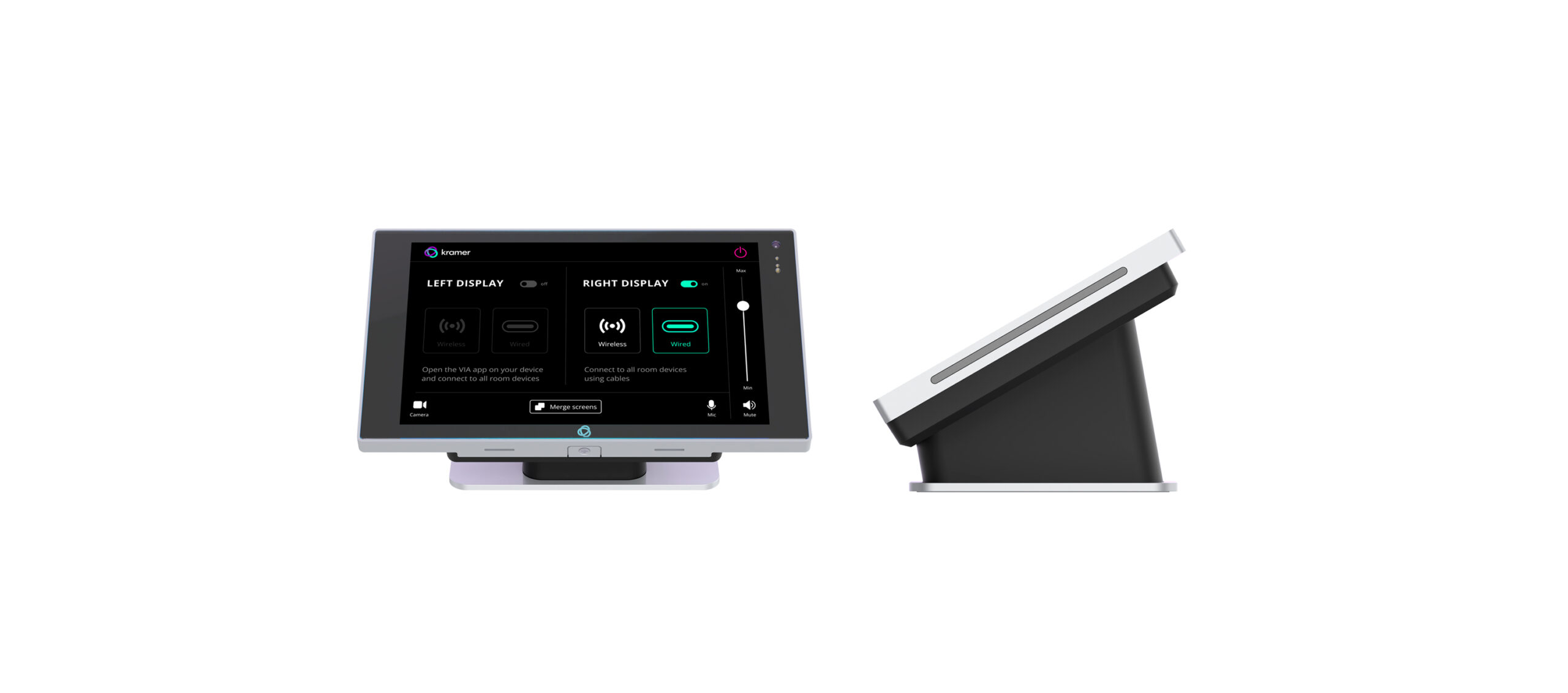 8" Tablet Desk Top Black Touch Panel