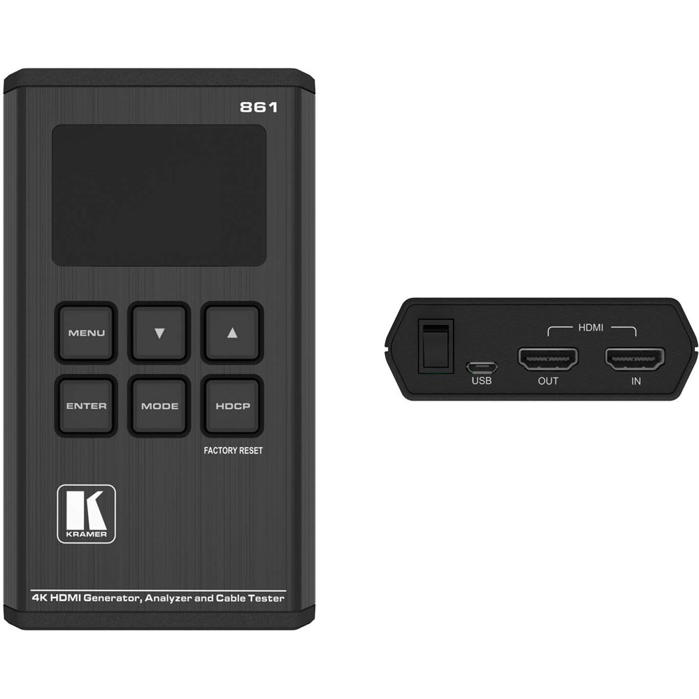 18G 4K HDR Pocket Signal Generator, Analyzer and Cable Tester
