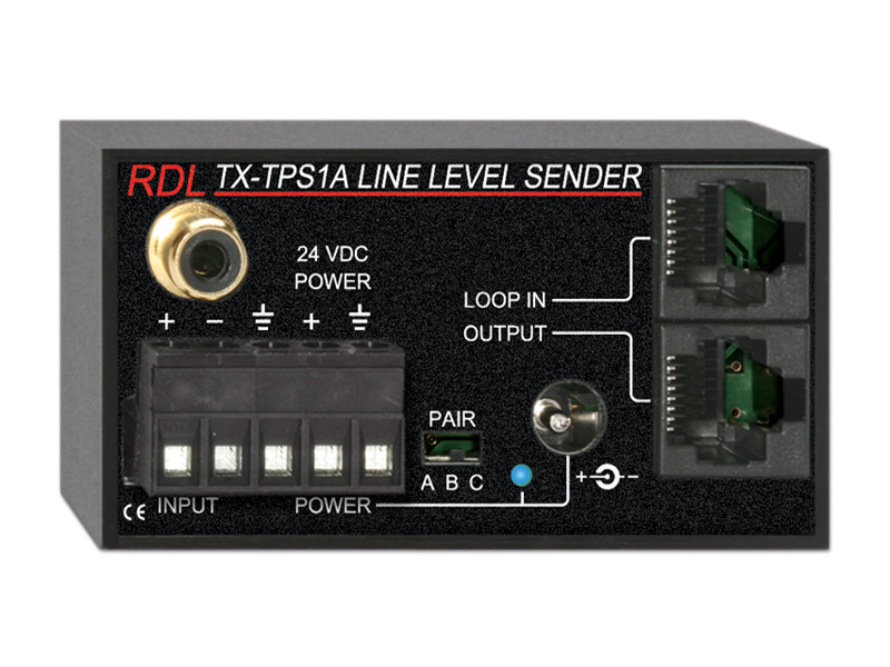 Active Single-Pair Sender-Twisted Pair Format-A-balanced line input