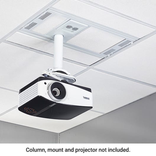 CEILING STORAGE BOX 1X2 W/COLUMN W/POWER