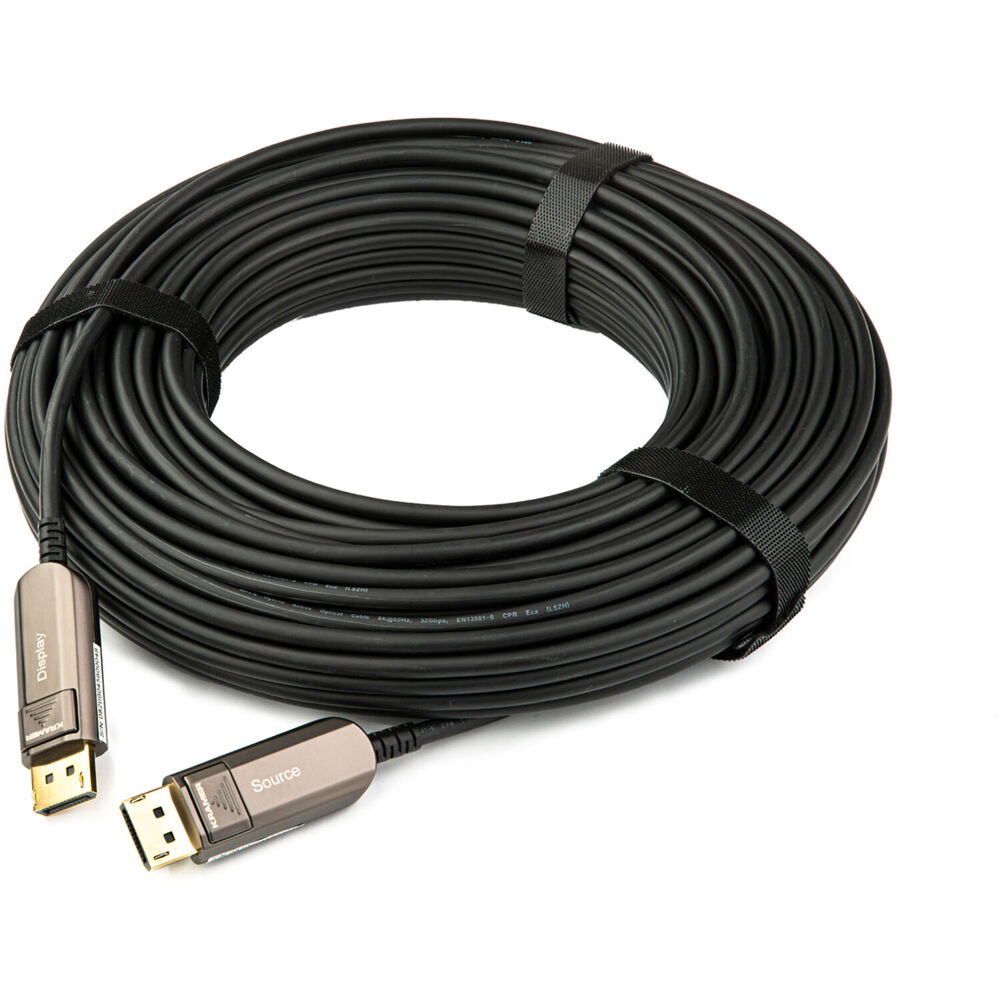 Fiber Optic Plenum Rated- Ultra High speed Display Port cable - 66f