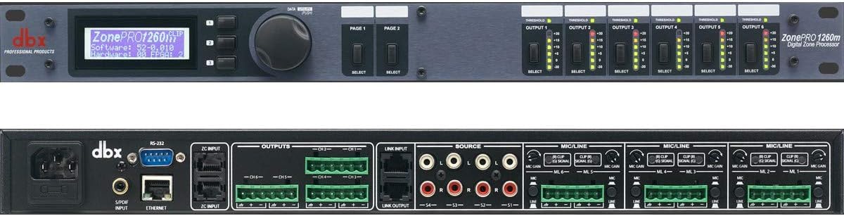 12x6 Digital Zone Processor DBX1260V