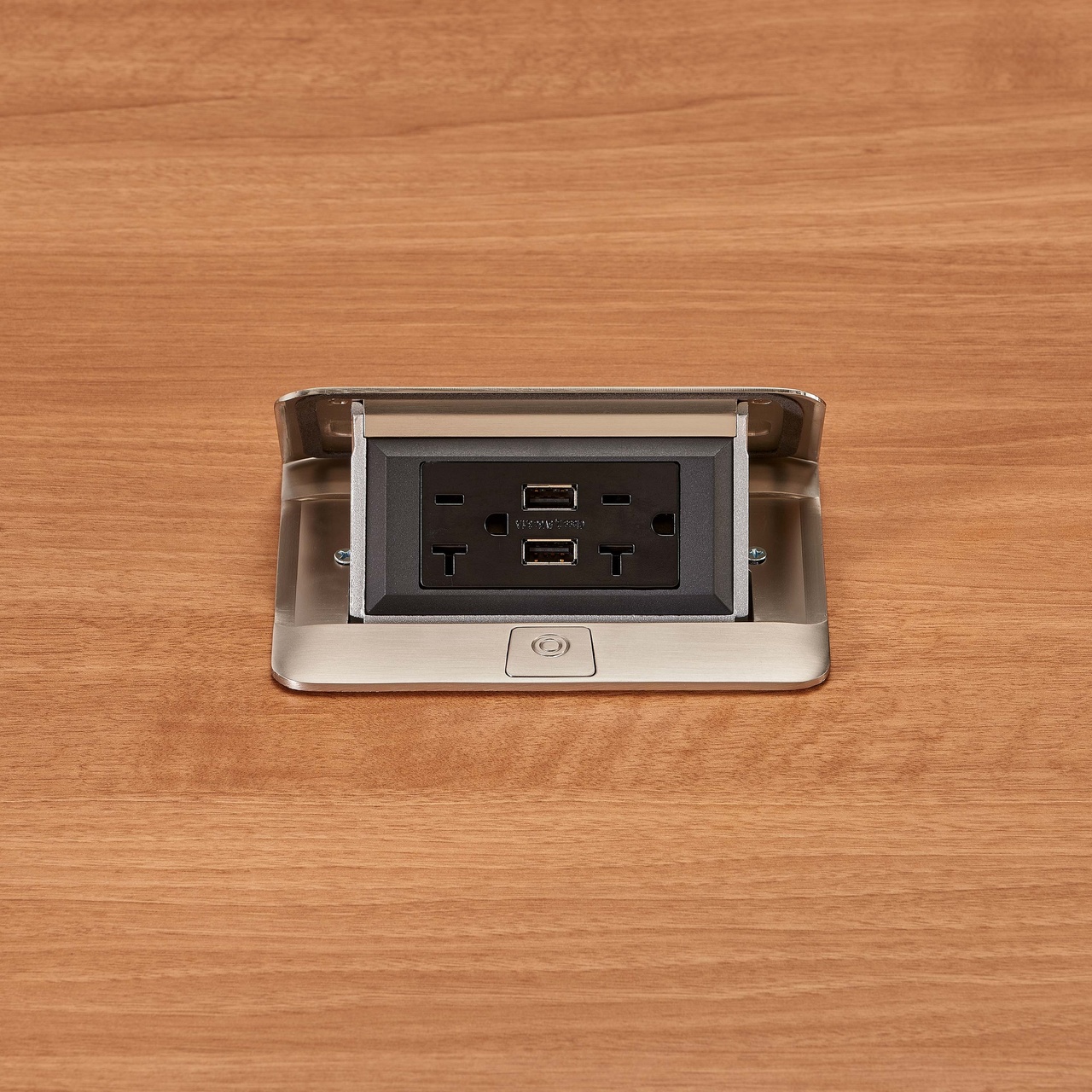 DEQUORUM FLIP UP,STAINLESS 20A USB RECPT