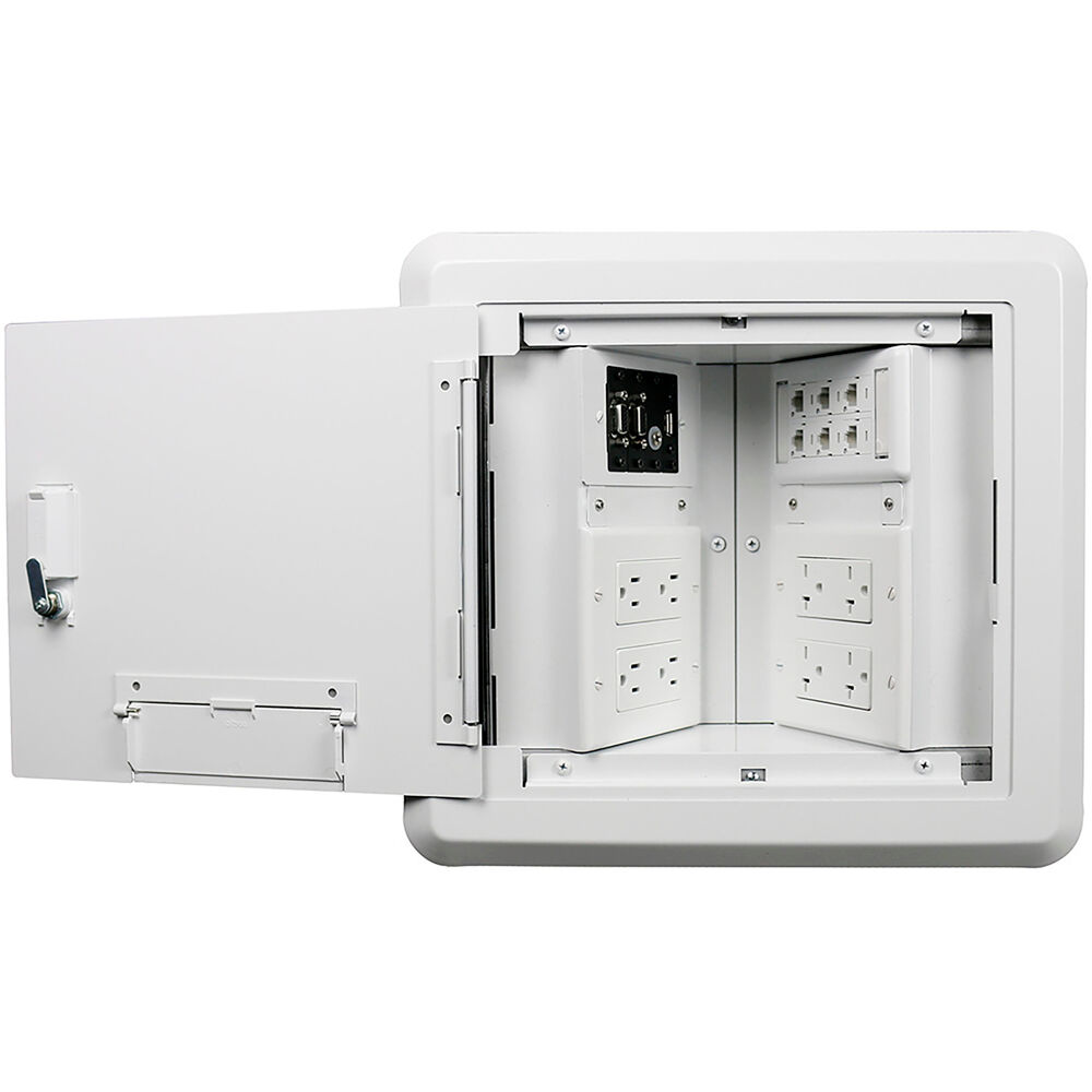 8-GANG RECESSED HINGED WALL BOX
