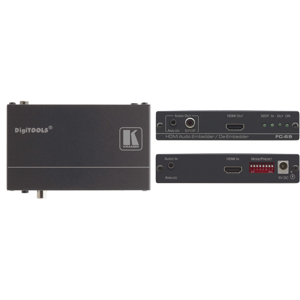 HDMI Audio Embedder/DeEmbedder