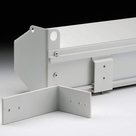 Floating Mounting brackets, L G  White